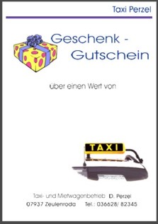 Taxigutschein